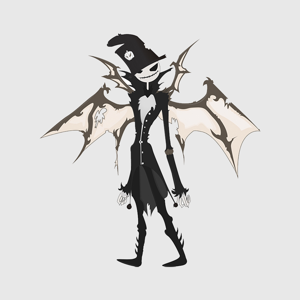 Arte vetorizada Jack Skellington
