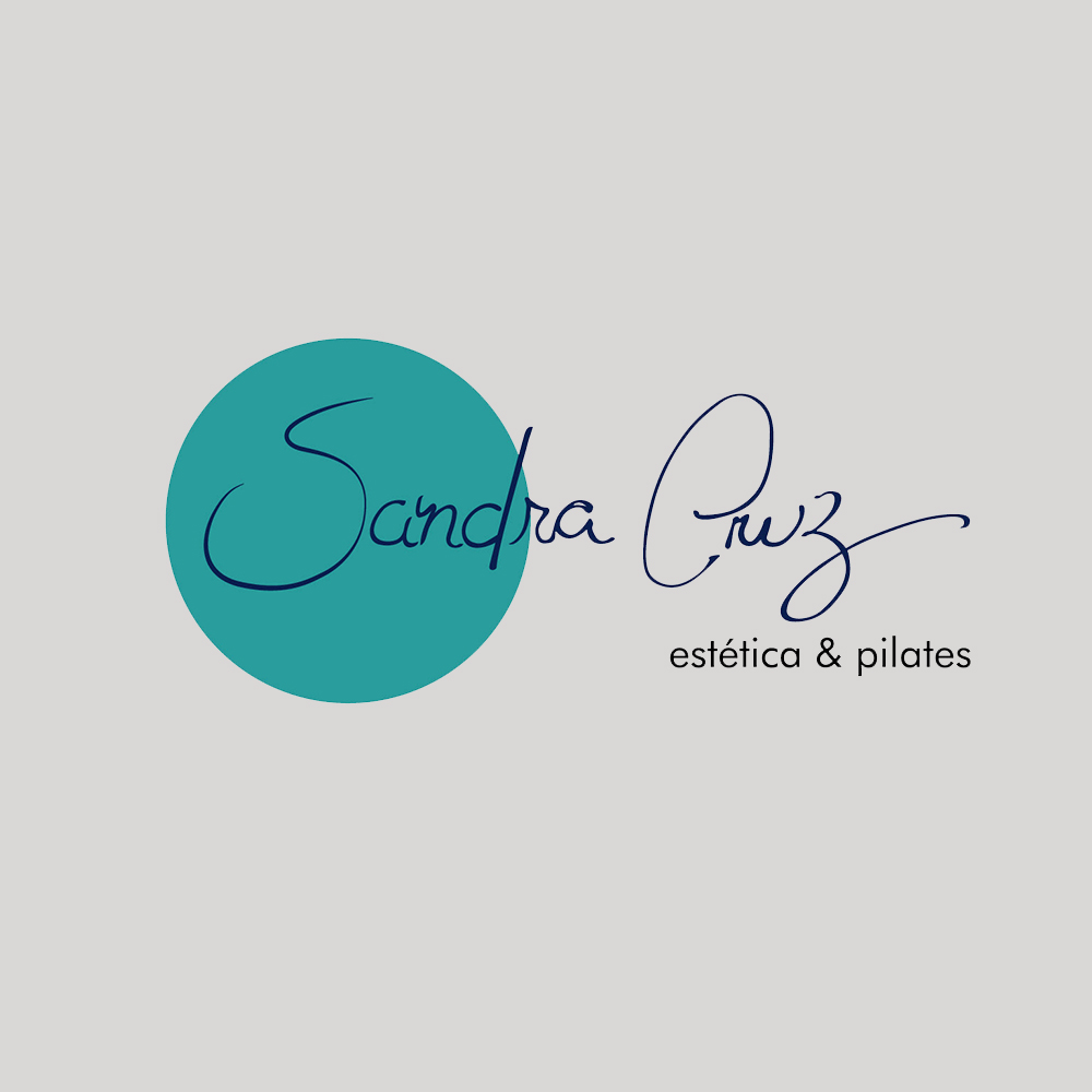 Identidade visual da clinica de estética e Pilates Sandra Cruz