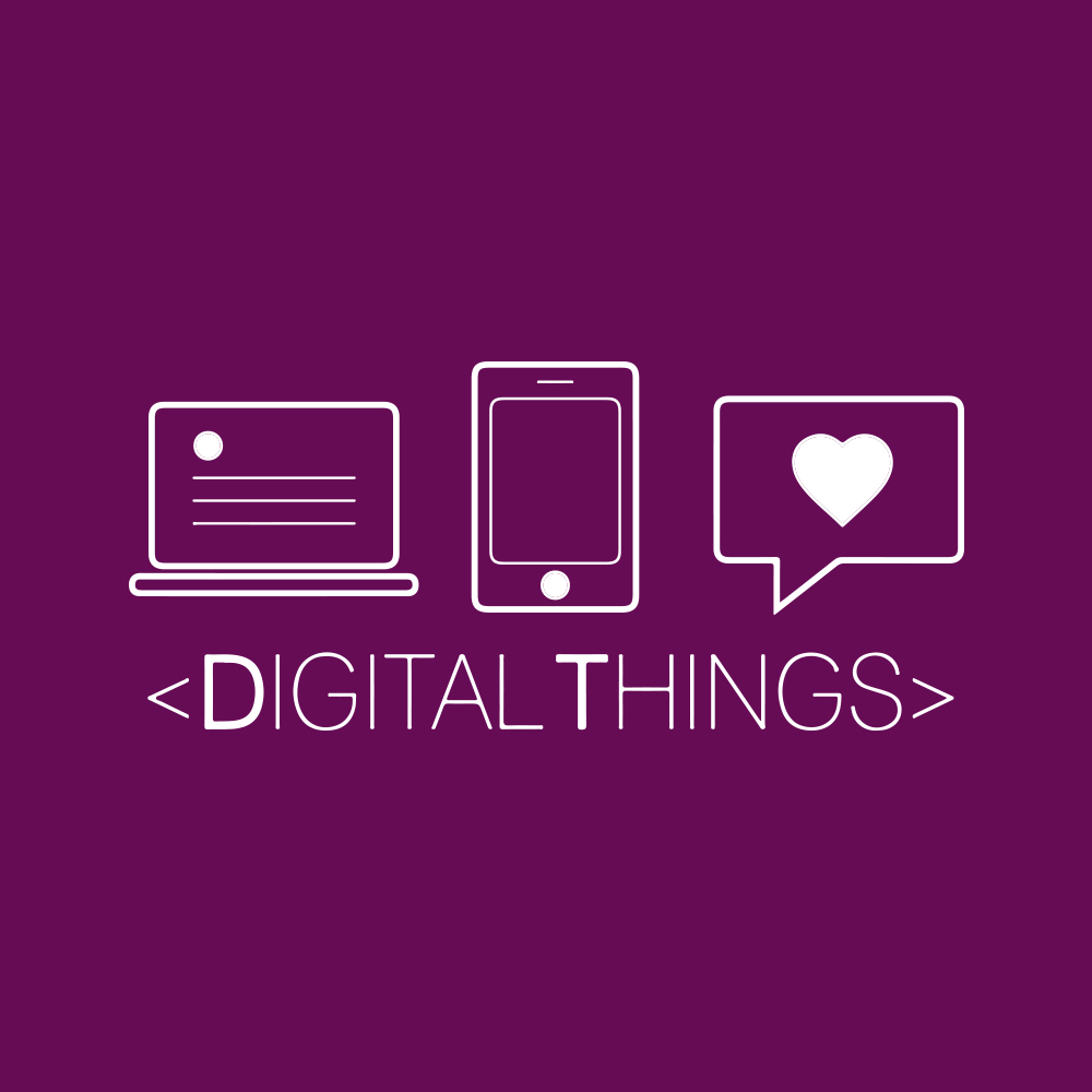 Artes de mídias sociais da Agência Digital Things