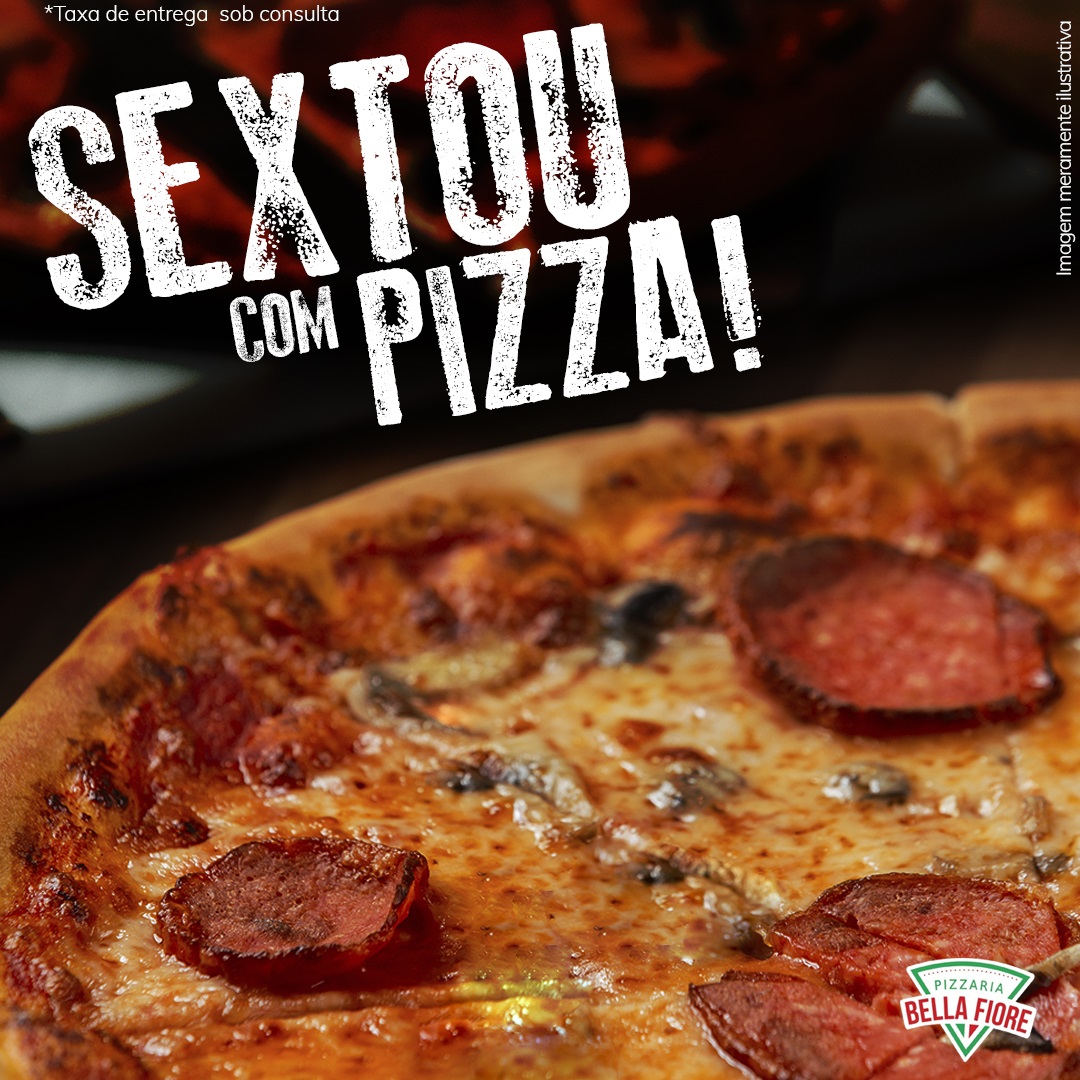 Sextou com pizza