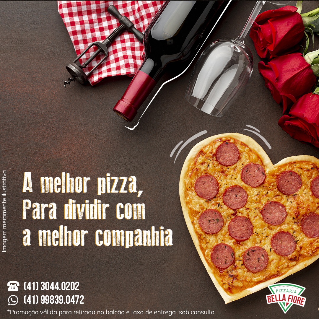 Pizza para dividir namorados