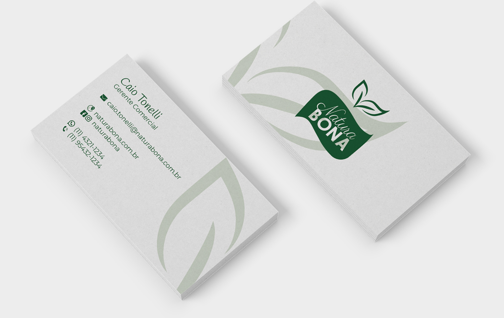 Papelaria cartão de visitas