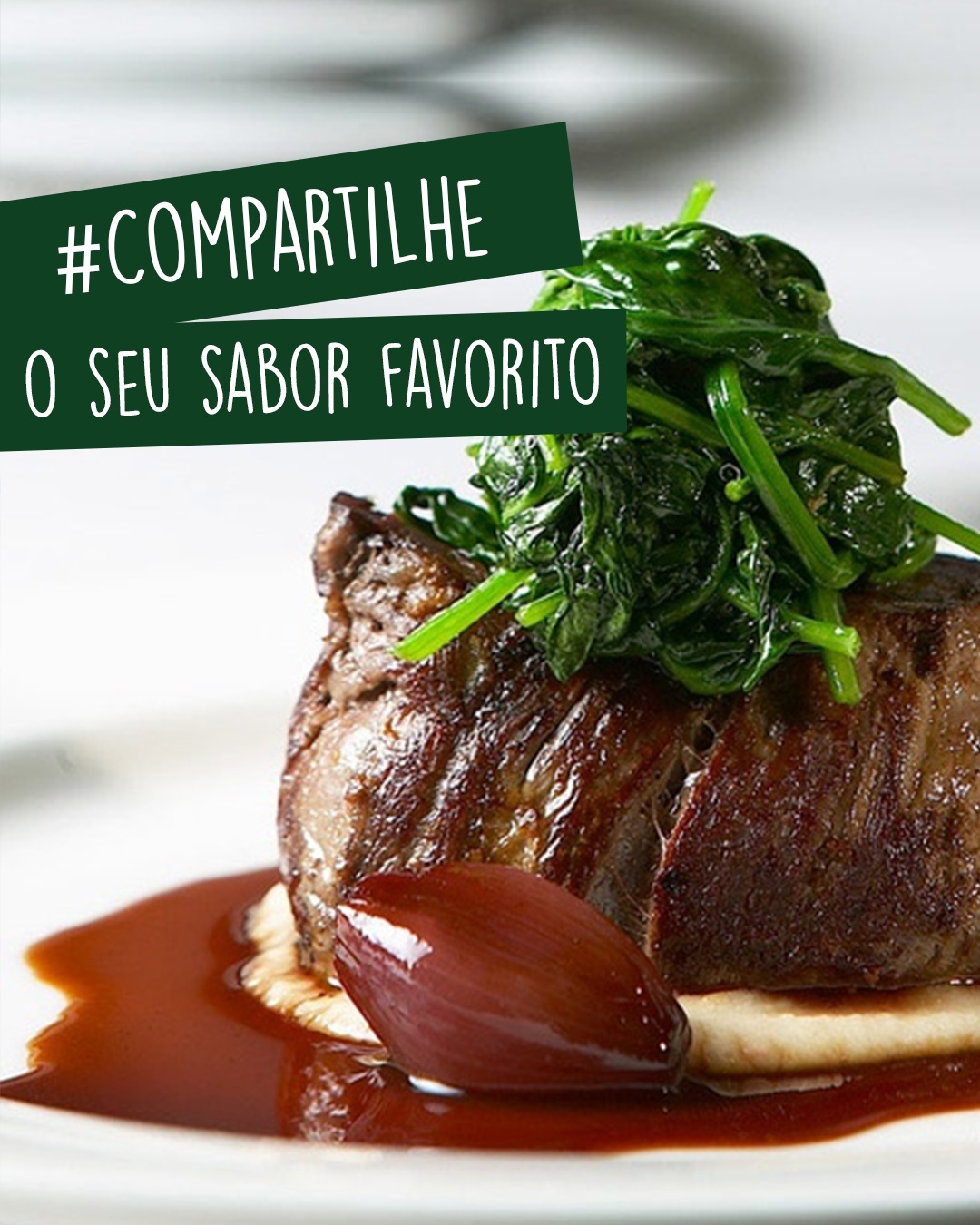 #compartilhe o seu sabor favorito