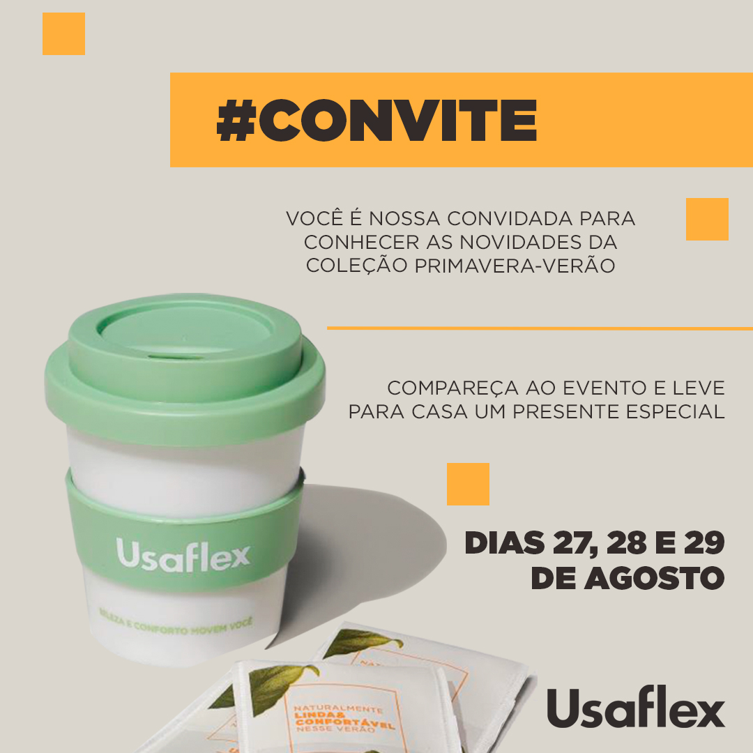 Convite coleção primavera-verão